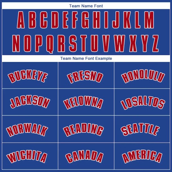 Custom Royal Red-White Performance T-Shirt