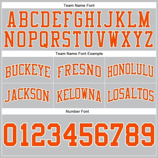 Custom Gray Orange-White Authentic Throwback Basketball Shorts