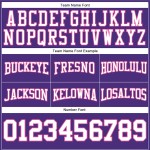 Custom Stitched Purple White-Pink Football Pullover Sweatshirt Hoodie