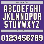 Custom Purple White-Old Gold Authentic Throwback Basketball Jersey