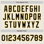 Custom Cream Black-Gold Authentic Baseball Jersey