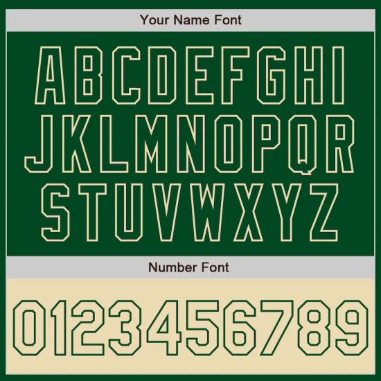 Custom Green Cream Bomber Varsity Letterman Two Tone Zipper Jacket