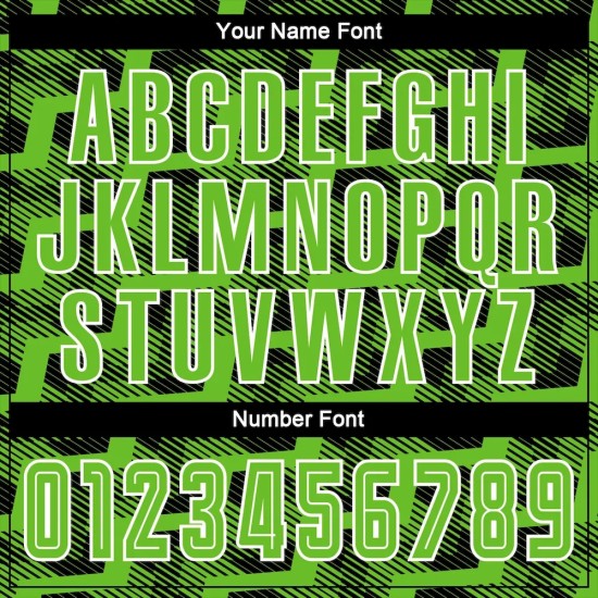 Custom Black Aurora Green-White Line Sublimation Soccer Uniform Jersey Custom Black Aurora Green-White Line Sublimation Soccer Uniform Jersey