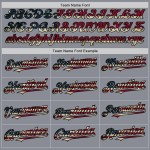 Custom Gray Vintage USA Flag Black-Cream Bomber Full-Snap Varsity Letterman Hoodie Jacket