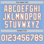 Custom Light Blue White-Orange Authentic Sleeveless Baseball Jersey Custom Light Blue White-Orange Authentic Sleeveless Baseball Jersey