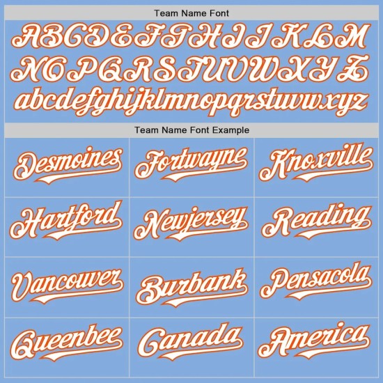 Custom Light Blue White-Orange Authentic Sleeveless Baseball Jersey Custom Light Blue White-Orange Authentic Sleeveless Baseball Jersey