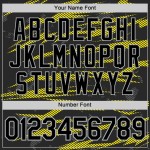 Custom Black Light Yellow-Light Gray 3D Esports Performance T-Shirt Custom Black Light Yellow-Light Gray 3D Esports Performance T-Shirt